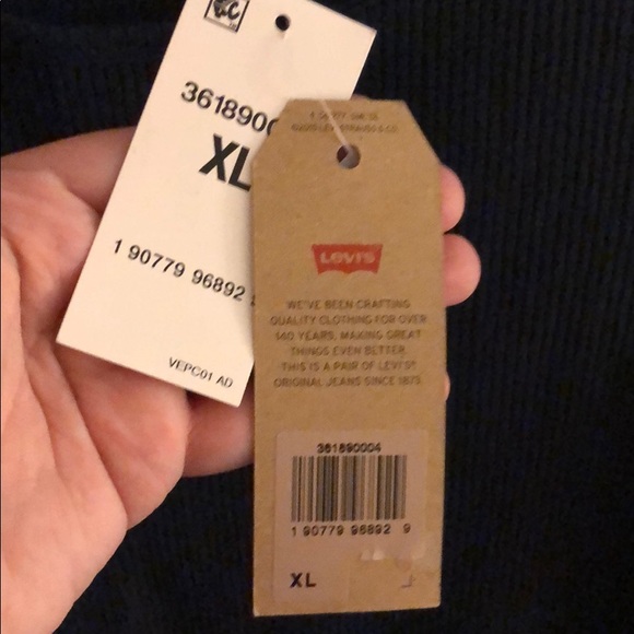 Blue Ribbed T-Shirt - Picture 4 of 6